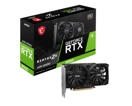 Tarjeta MSI RTX 3050 VENTUS 2X OC 6G GDDR6(je)