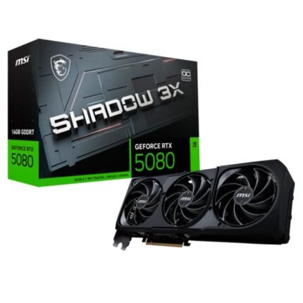 Tarjeta MSI RTX 5080 16GB SHADOW 3X OC GDDR6