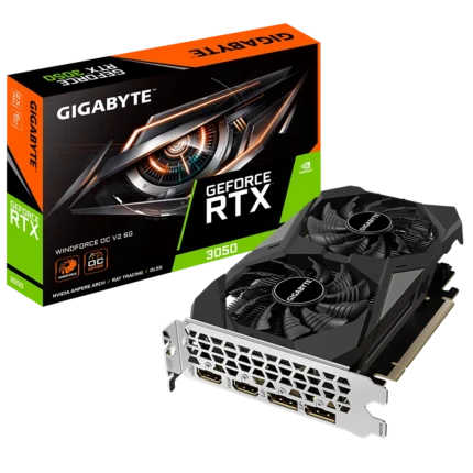 Tarjeta GIGABYTE GTX 3050 6GB DDR6 WINDFORCE OC