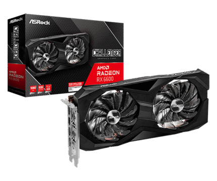 Tarjeta AsRock Challenger D AMD RX 6600 8 GB GDDR6(je)