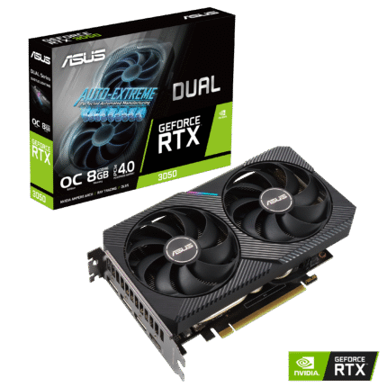 Tarjeta ASUS DUAL RTX 3050 8GB OC GDDR6(je)