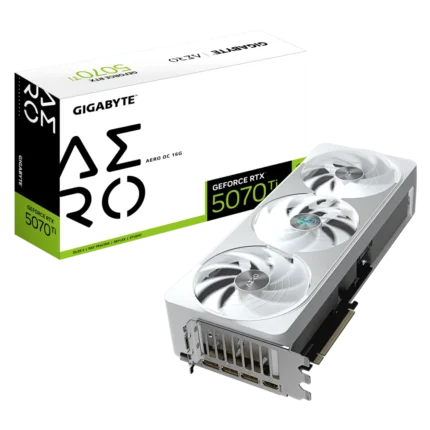 Tarjeta GIGABYTE RTX 5070TI 16GB GDDR7 AERO OC