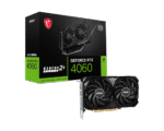 Tarjeta MSI RTX 4060 VENTUS 2X BLACK OC 8GB GDDR6 DLSS3