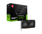 Tarjeta MSI RTX 4060 Ti VENTUS 2X BLACK OC 8GB GDDR6 DLSS3(je)