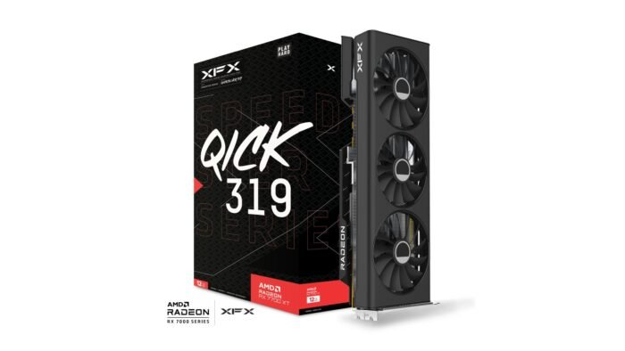Tarjeta XFX Speedster QICK 319 RX 7700 XT Black Edition 12GB GDDR6 - Image 1