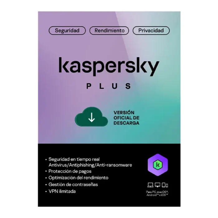 Kaspersky Plus – 1 Usuario | 1 Dispositivo | 1 Año - Image 1