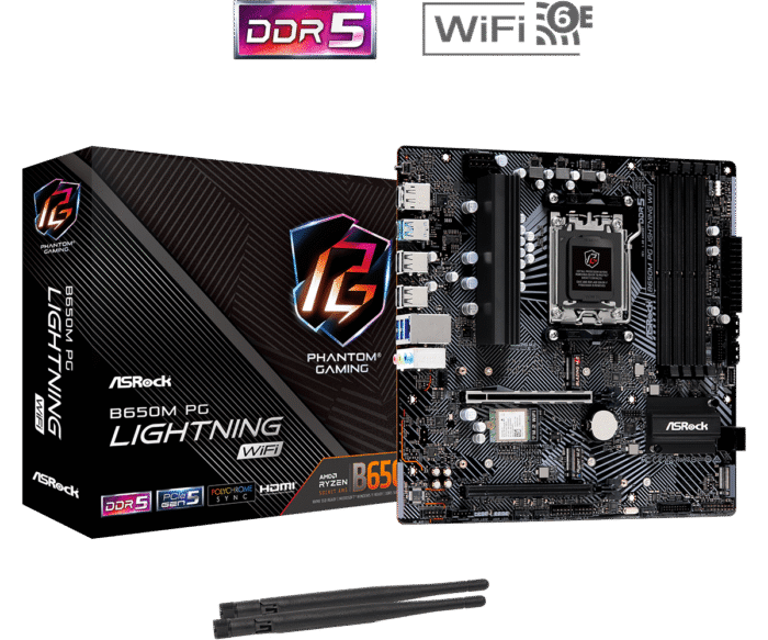 Board ASROCK B650M PG LIGHTING WIFI(je) - Image 2