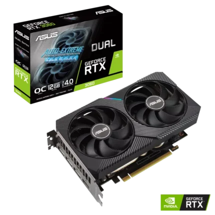 Tarjeta Asus Dual RTX 3060 OC Edition V2 12GB GDDR6
