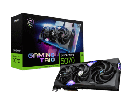 Tarjeta MSI RTX 5070 12GB GDDR7 GAMING TRIO