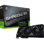 Tarjeta MSI RTX 5070 TI SHADOW 3X 16GB GDDR7