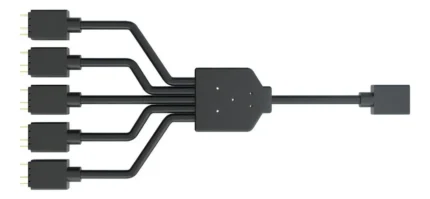SPLITTER COOLER MASTER 5 A 1 ARGB (3 PINES)