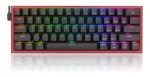 Teclado REDRAGON K616-RGB FIZZ PRO RGB NEGRO 60% S/R