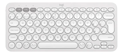 Teclado LOGITECH PEBBLE KEYS 2 K380S WHITE 60% ESP