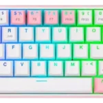 Teclado REDRAGON K616-RGB FIZZ PRO RGB BL/RO 60% S/R