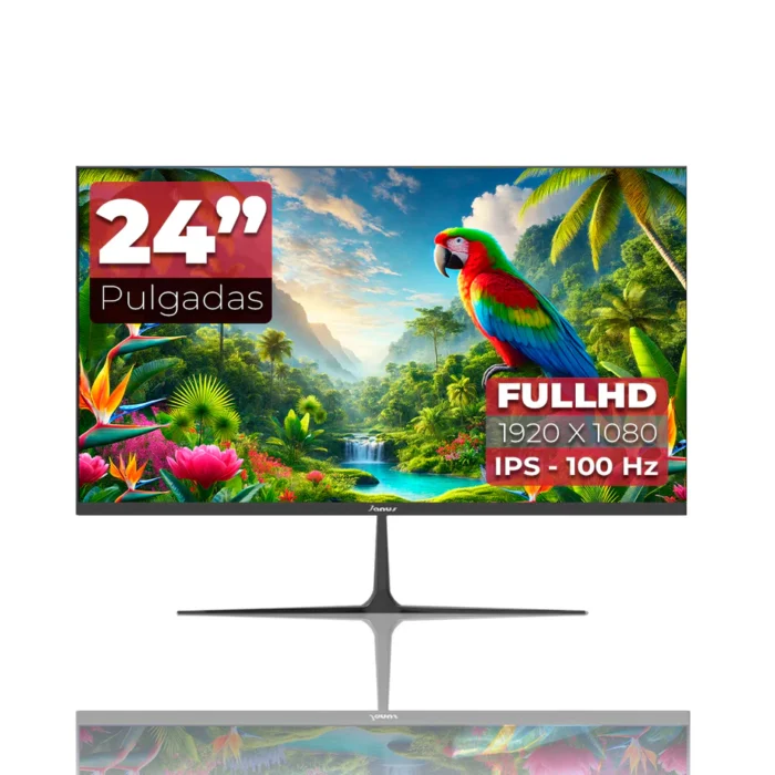 Monitor 24" JANUS IPS (FHD) PARLANTES 100HZ SIN BORDE - Image 2