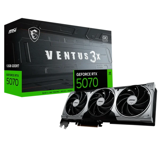 Tarjeta MSI RTX 5070 VENTUS 3X 12GB - Image 1