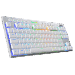 Teclado REDRAGON K618W-RGB HORUS RGB WIRELESS WHITE 100% S/R