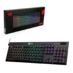Teclado REDRAGON K619-RGB HORUS RGB CABLE BLACK 100% S/R