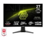 Monitor 27" MSI MAG 276CXF CURVO VA (FHD) 280HZ 0.5MS