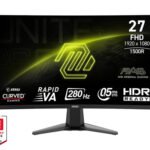 Monitor 27" MSI MAG 276CXF CURVO VA (FHD) 280HZ 0.5MS