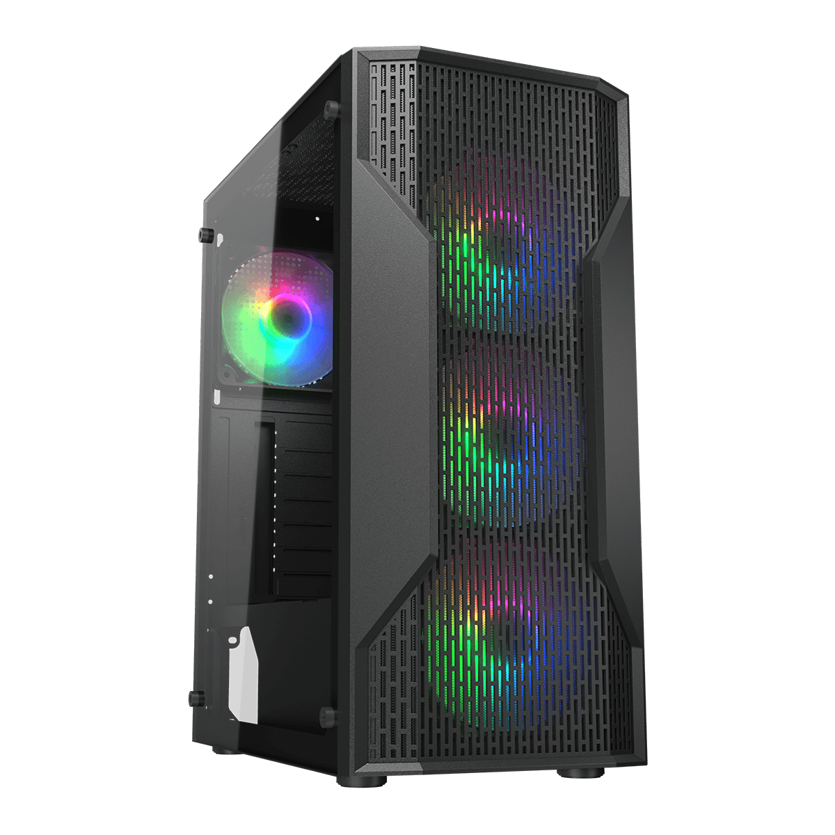 MX110_RGB_B_01 Equipo Gamer Completo con Ryzen 5 5600GT & 5050 8gb - Image 1
