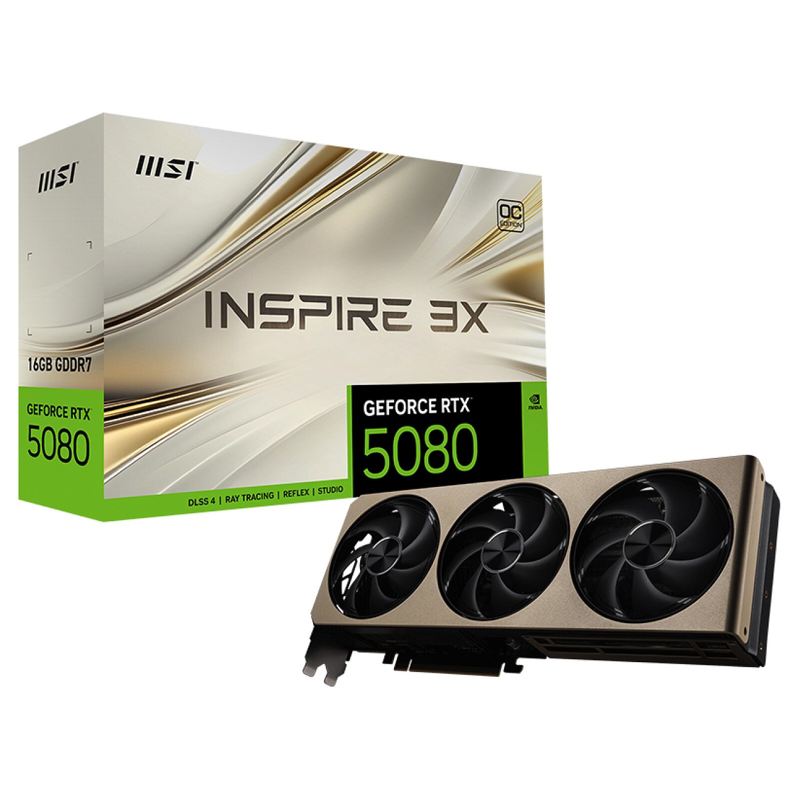 1 MSI RTX 5080 16GB INSPIRE 3X - Image 1