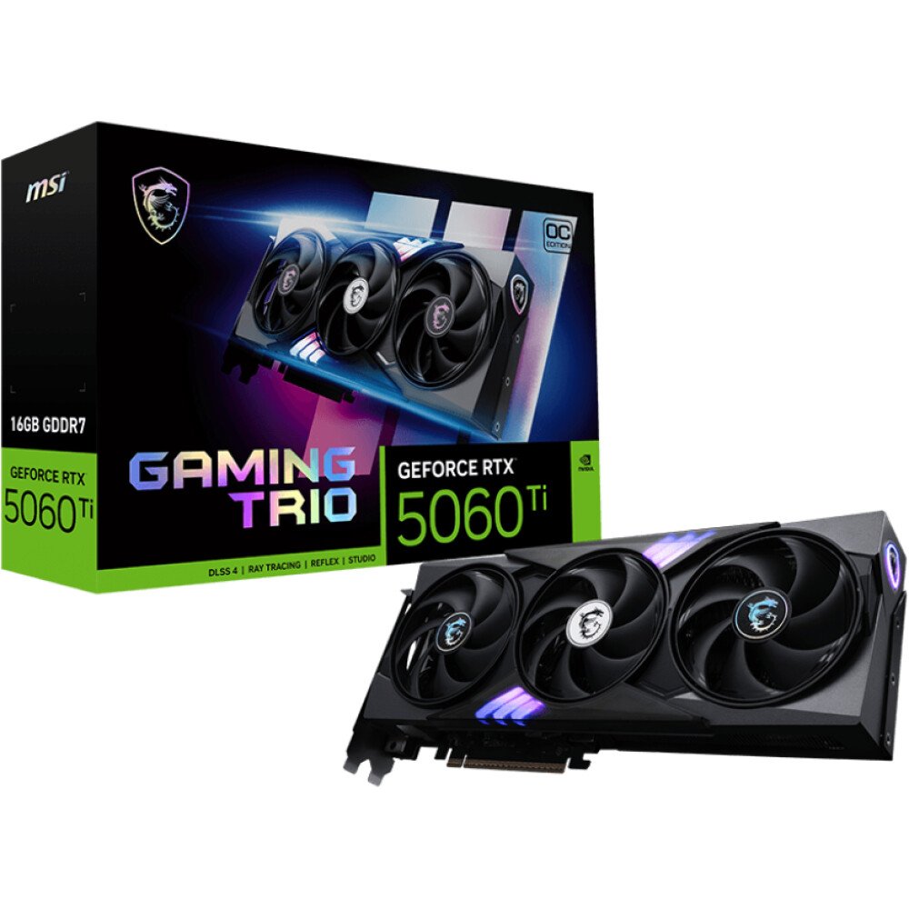 1 MSI RTX 5060 TI GAMING TRIO 16GB GDDR7 - Image 1