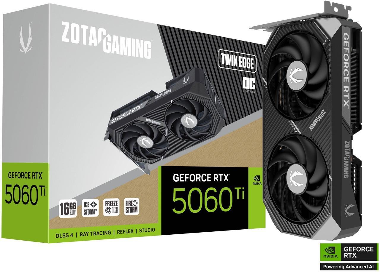 1 ZOTAC GAMING GEFORCE RTX5060 TI 16GB - Image 1