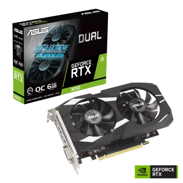 1 ASUS Dual RTX 3050 OC 6GB GDDR6 - Image 1