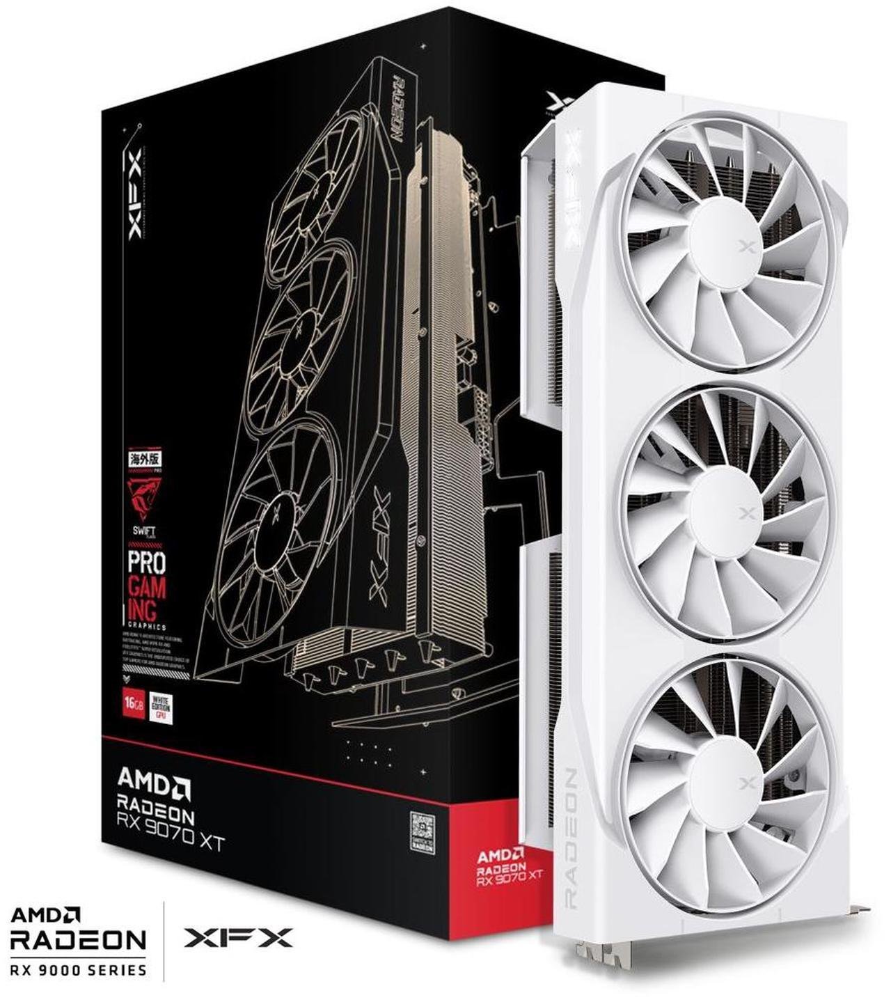 11 XFX RX 9070XT PRO GAMING 16GB 3 FAN - Image 1