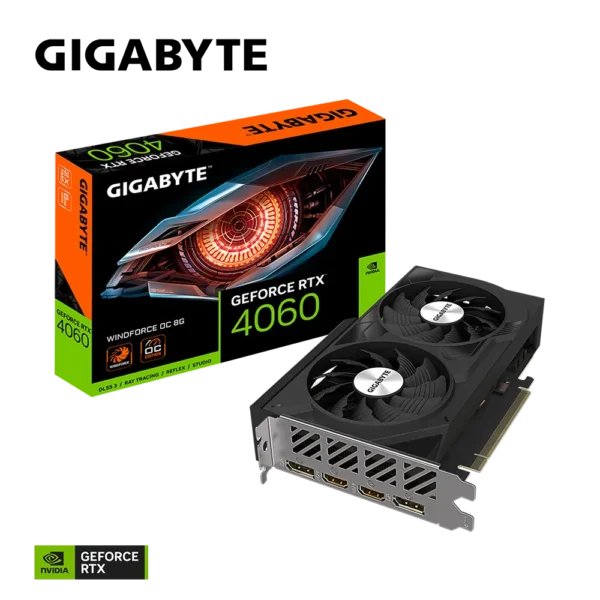 1 GIGABYTE RTX 4060 TI 8 GB WINDFORCE OC - Image 1